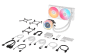 iCUE LINK TITAN 240 RX LCD Liquid CPU Cooler - White - Image 10