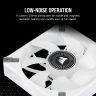iCUE ML120 RGB ELITE Premium 120mm PWM Magnetic Levitation Fan — White Triple Fan Kit with iCUE Lighting Node CORE - Image 8