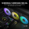 iCUE ML140 RGB ELITE Premium 140mm PWM Magnetic Levitation Fan — Dual Fan Kit with iCUE Lighting Node CORE - Image 7