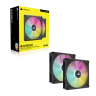 iCUE ML140 RGB ELITE Premium 140mm PWM Magnetic Levitation Fan — Dual Fan Kit with iCUE Lighting Node CORE - Image 9