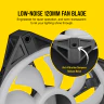 iCUE QL120 RGB 120mm PWM Triple Fan with Lighting Node CORE - Image 6