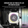 iCUE XC7 RGB ELITE LCD CPU Water Block - White - Image 6