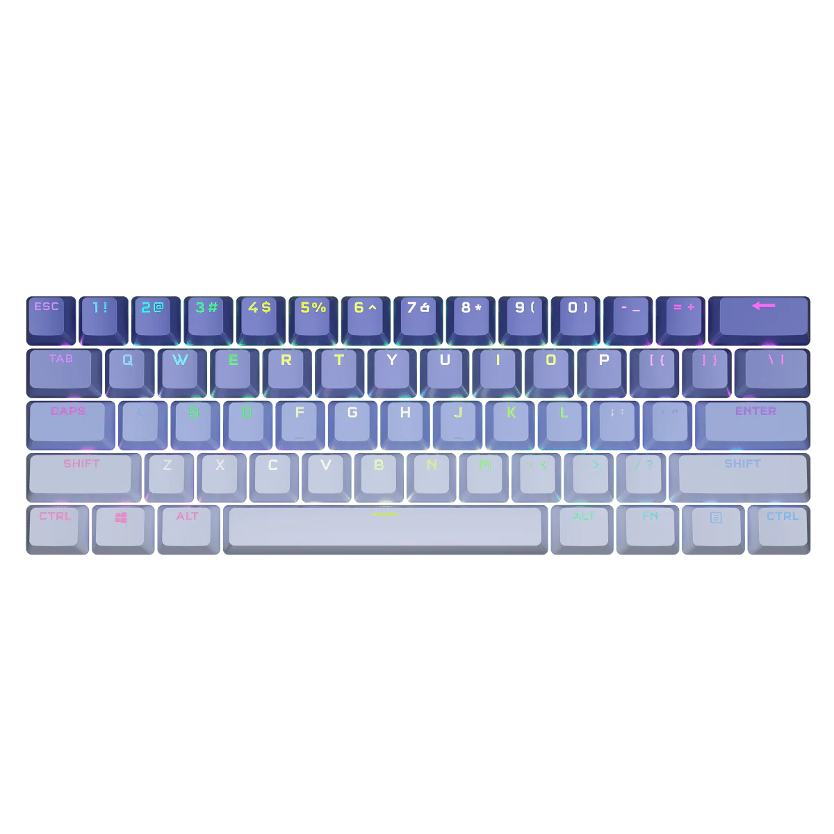 ENCHANTED QUEST Mini Keycap Set - Purple Rune