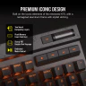 K70 MAX RGB Magnetic-Mechanical Gaming Keyboard — Adjustable CORSAIR MGX Switches — Steel Grey (CN) - Image 6