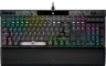 K70 MAX RGB Magnetic-Mechanical Gaming Keyboard — Adjustable CORSAIR MGX Switches — Steel Grey (DE)