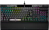 K70 MAX RGB Magnetic-Mechanical Gaming Keyboard — Adjustable CORSAIR MGX Switches — Steel Grey (UK)