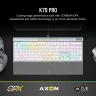 K70 PRO RGB Optical-Mechanical Gaming Keyboard with PBT DOUBLE SHOT PRO Keycaps — White (BE) - Image 2
