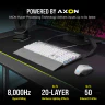 K70 PRO RGB Optical-Mechanical Gaming Keyboard with PBT DOUBLE SHOT PRO Keycaps — White (CN) - Image 5