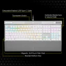 K70 PRO RGB Optical-Mechanical Gaming Keyboard with PBT DOUBLE SHOT PRO Keycaps — White (CN) - Image 7