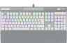 K70 PRO RGB Optical-Mechanical Gaming Keyboard with PBT DOUBLE SHOT PRO Keycaps — White (DE)