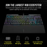 K70 RGB PRO Mechanical Gaming Keyboard with PBT DOUBLE SHOT PRO Keycaps — CHERRY® MX Red (DE) - Image 6