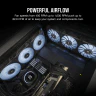 ML140 LED ELITE White Premium 140mm PWM Magnetic Levitation Fan - Image 5