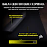 MM PRO Control Large Esports-Tuned Cloth Mouse Pad - Black - Image 5