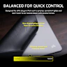 MM PRO Control Large Esports-Tuned Cloth Mouse Pad - Gray - Image 6