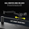 Platform:6 Elevate Desk - Black - Image 5
