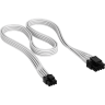 Premium Individually Sleeved EPS12V Cable Type 5 Gen 5, White