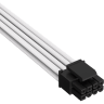 Premium Individually Sleeved EPS12V Cable Type 5 Gen 5, White - Image 2