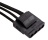 Premium Individually Sleeved Peripheral Cable, Type 4 (Generation 3) - Black - Image 2