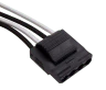 Premium Individually Sleeved Peripheral Cable, Type 4 (Generation 3) - White/Black - Image 2