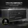 Premium Individually Sleeved Type-5 PSU Cables Starter Kit, White/Black - Image 4