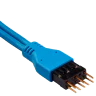 Premium Sleeved Front Panel Extension Kit 30cm — Blue - Image 10