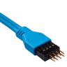 Premium Sleeved Front Panel Extension Kit 30cm — Blue - Image 12