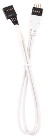 Premium Sleeved Front Panel Extension Kit 30cm — White - Image 3