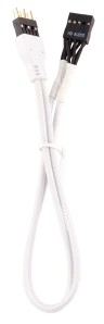 Premium Sleeved Front Panel Extension Kit 30cm — White - Image 5