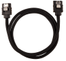 Premium Sleeved SATA 6Gbps 60cm Cable β Black - Image 2