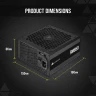 RM Series™ RM650 — 650 Watt 80 PLUS Gold Fully Modular ATX PSU (BR) - Image 7