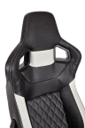 T1 RACE 2018 Gaming Chair — Black/White - Image 6