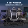 T3 RUSH Fabric Gaming Chair (2023) - Grey/Charcoal - Image 2