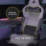 T3 RUSH Fabric Gaming Chair (2023) - Grey/Charcoal - Image 3