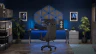 TC100 RELAXED Gaming Chair - Fabric Black/Black (UK) - Image 16