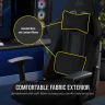 TC100 RELAXED Gaming Chair - Fabric Black/Black (UK) - Image 3