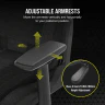 TC100 RELAXED Gaming Chair - Fabric Black/Black (UK) - Image 4