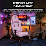 TC100 RELAXED Gaming Chair - Fabric Lilac - Image 2