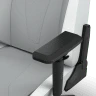 TC200 Gaming Chair – Plush Leatherette – Light Grey/White (UK) - Image 14