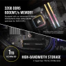 VENGEANCE a7400 Gaming PC: AMD Ryzen 5 9600X, GeForce RTX 4060 Ti, 32GB DDR5, 1TB M.2 SSD, Win11 Home - Image 4
