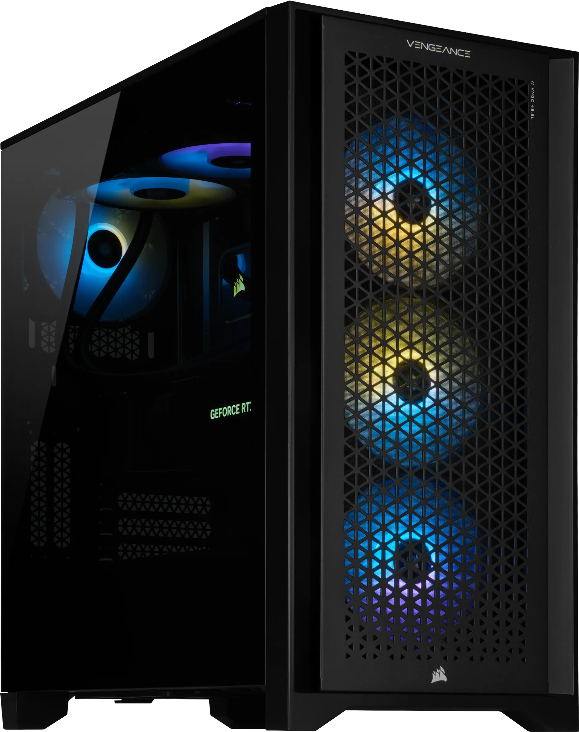 CORSAIR VENGEANCE i7400 Gaming PC: Intel Core i9-13900K, NVIDIA RTX 4090, 64GB DDR5 5600 MTs Memory, 2TB NVMe SSD