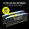 VENGEANCE® RGB 32GB (2x16GB) DDR5 DRAM 6400MT/s CL32 Memory Kit — Black - Image 4