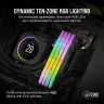 VENGEANCE® RGB 64GB (4x16GB) DDR5 DRAM 6000MT/s CL36 Memory Kit — Black - Image 4