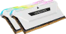 VENGEANCE RGB PRO SL 16GB (2x8GB) DDR4 DRAM 3600MHz C18 Memory Kit – White