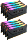 VENGEANCE® RGB PRO 128GB (8 x 16GB) DDR4 DRAM 2666MHz C16 Memory Kit — Black - Image 2
