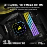 VENGEANCE® RGB RT 128GB (4 x 32GB) DDR4 DRAM 3600MHz C18 Memory Kit – Black - Image 4