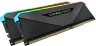VENGEANCEĀ® RGB RT 16GB (2 x 8GB) DDR4 DRAM 3600MHz C16 Memory Kit ā Black
