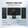 CORSAIR XENEON 27QHD240 OLED 27-Inch Gaming Monitor, 2560 x 1440, 240Hz, 0.03ms GtG, HDR with 1000nit Peak Brightness, 1.5M:1 Contrast Ratio, 1.07 Billion Colors (AU) - Image 7